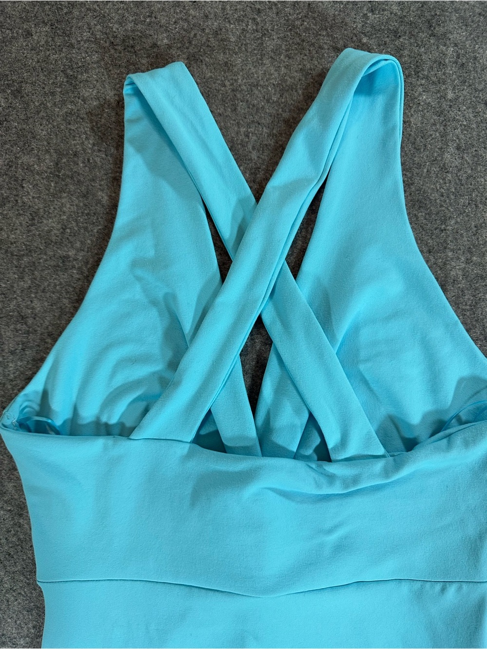 Susana Monaco Blue Twist-Front Halter Mini Dress - Picture 7 of 8